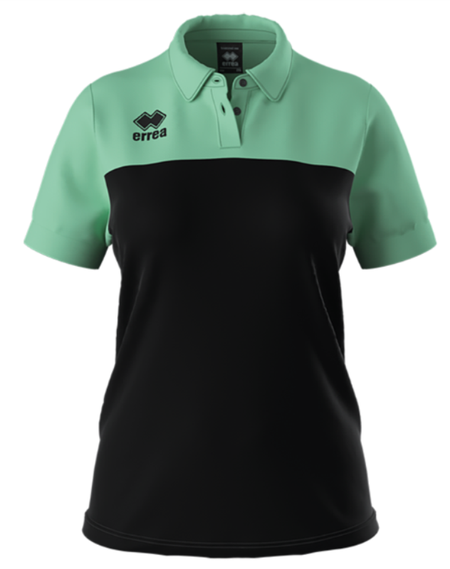 ERREA BONNIE WOMENS POLO BLACK AFTER EIGHT