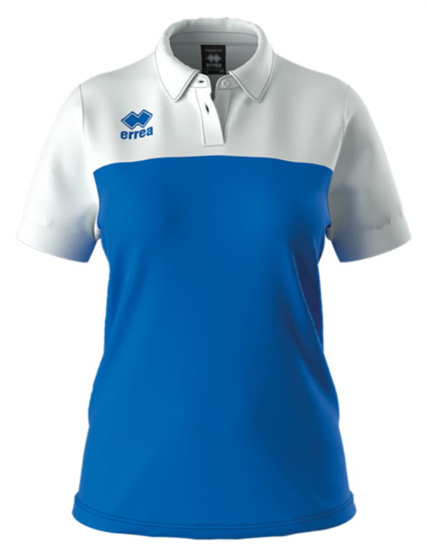 ERREA BONNIE WOMENS POLO BLUE WHITE