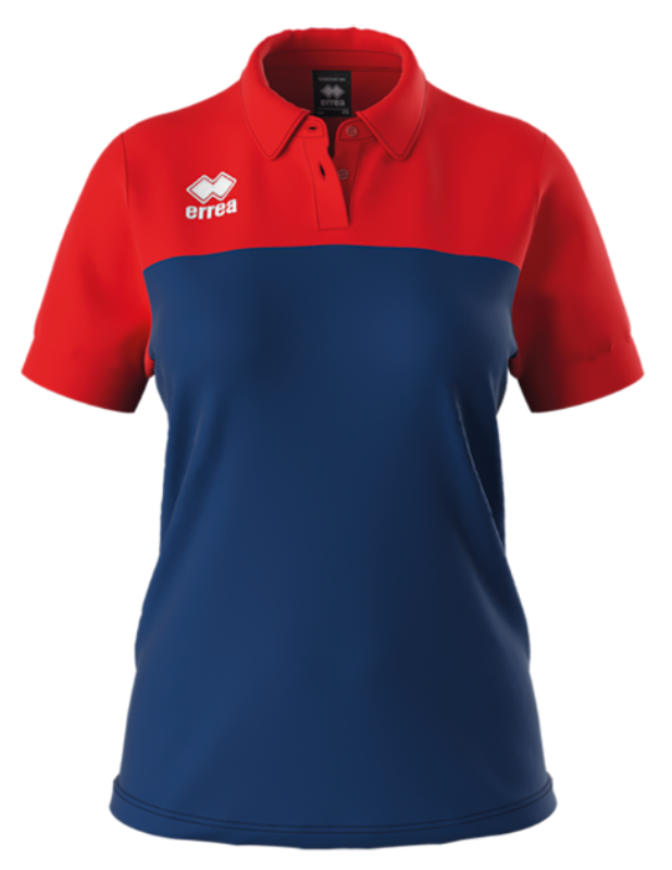 ERREA BONNIE WOMENS POLO NAVY RED