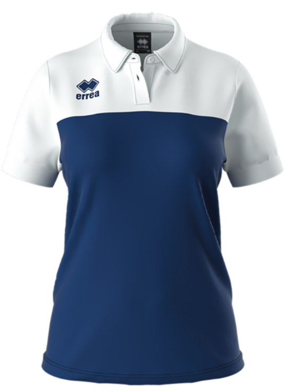 ERREA BONNIE WOMENS POLO NAVY WHITE