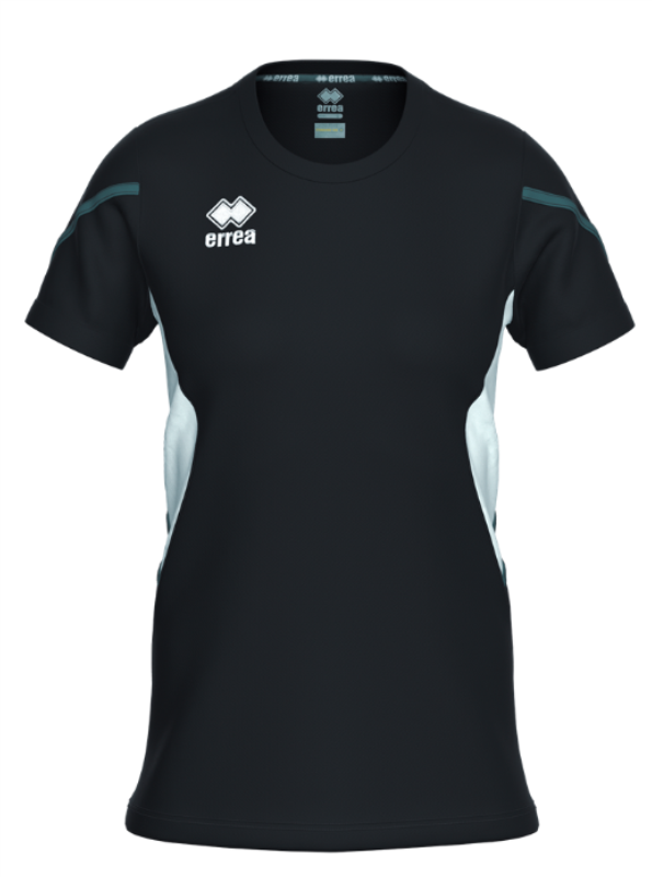 ERREA CORINNE WOMENS JERSEY BLACK WHITE ANTHRACITE