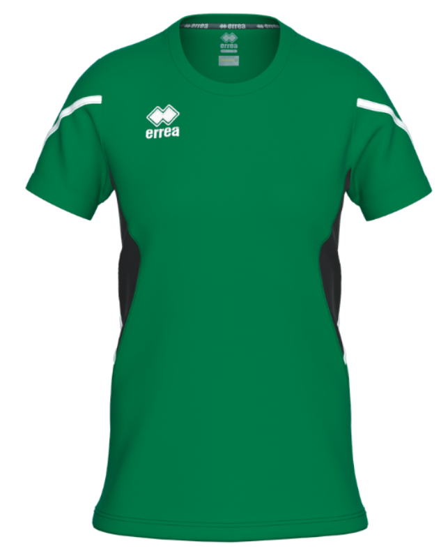 ERREA CORINNE WOMENS JERSEY GREEN BLACK WHITE