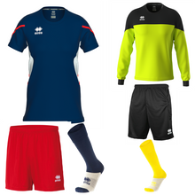 Load image into Gallery viewer, ERREA CORINNE WOMENS KIT BUNDLE NAVY WHITE RED
