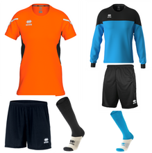 Load image into Gallery viewer, ERREA CORINNE WOMENS KIT BUNDLE ORANGE BLACK WHITE
