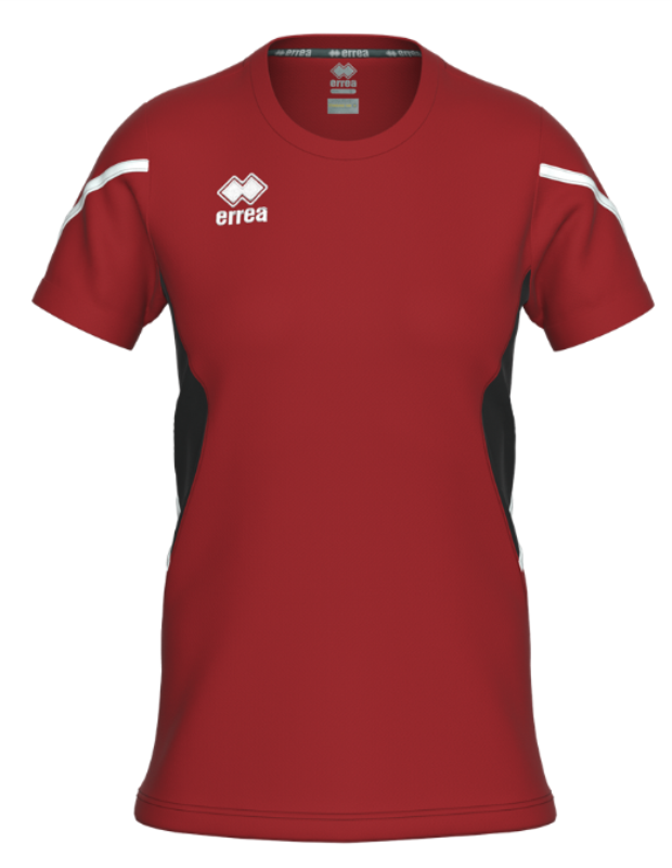 ERREA CORINNE WOMENS JERSEY MAROON BLACK WHITE