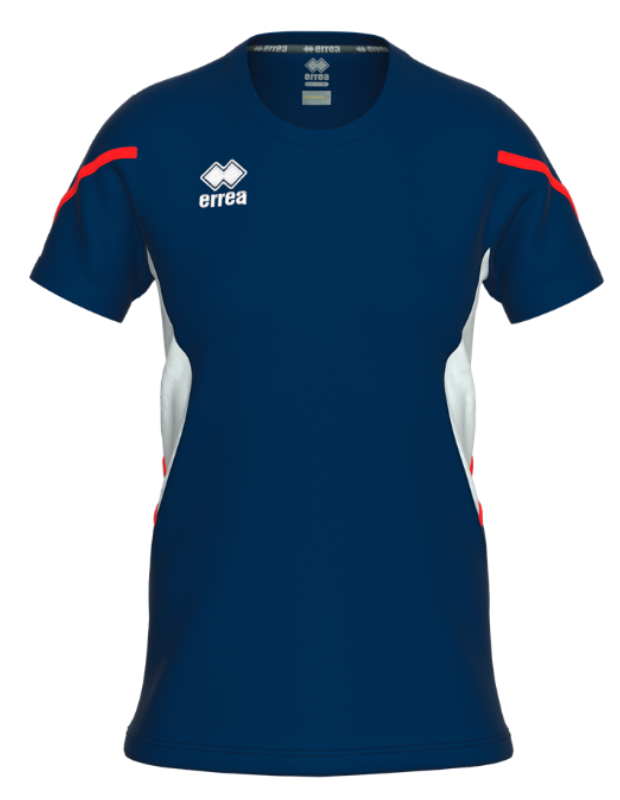 ERREA CORINNE WOMENS JERSEY NAVY WHITE RED