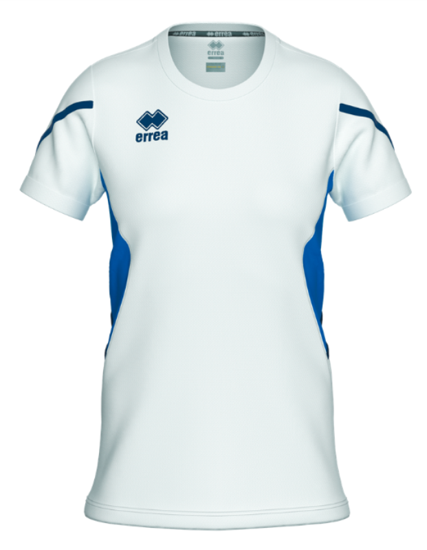 ERREA CORINNE WOMENS JERSEY WHITE BLUE NAVY