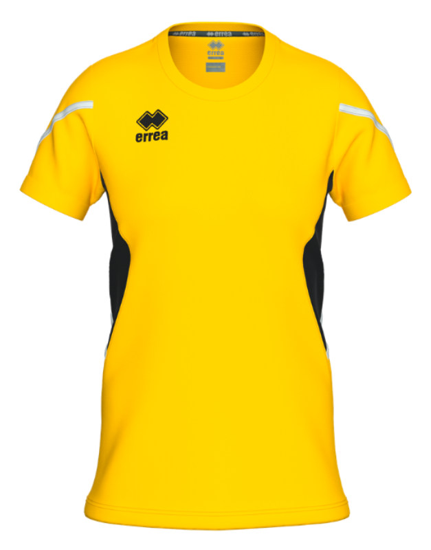 ERREA CORINNE WOMENS JERSEY YELLOW BLACK WHITE