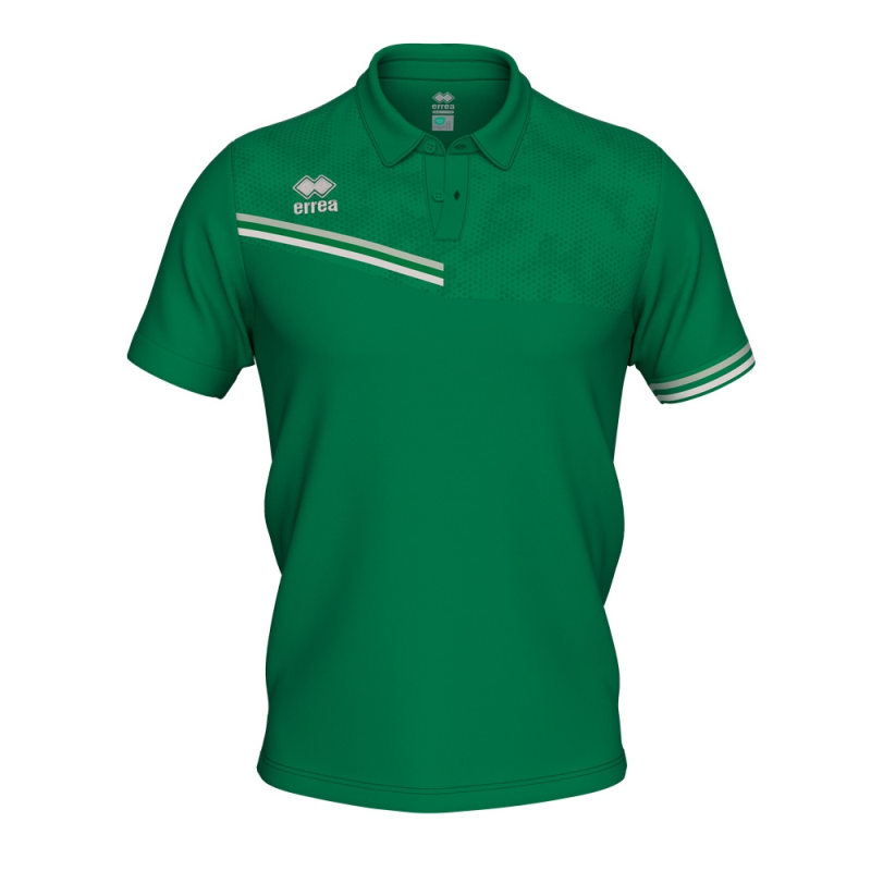 ERREA EMIR POLO GREEN GREY WHITE