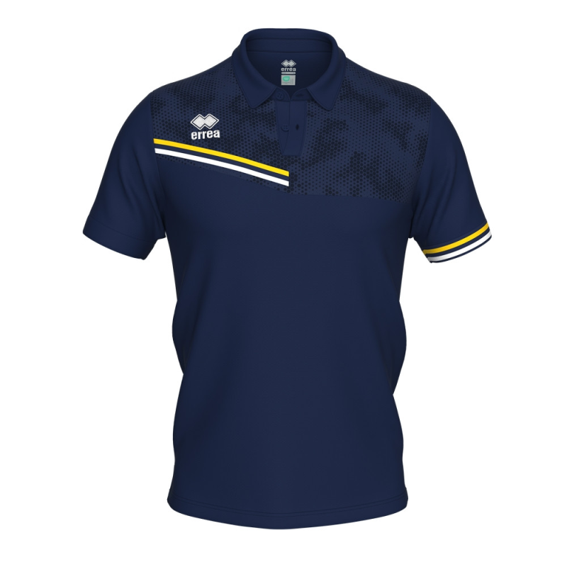 ERREA EMIR POLO NAVY YELLOW WHITE