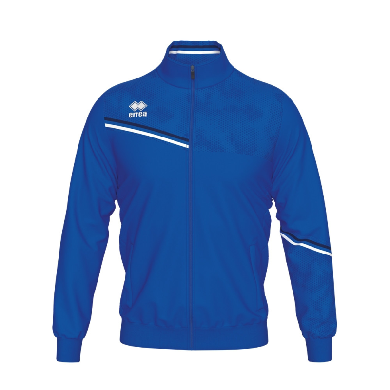 ERREA ERICK FULL ZIP TRACK JACKET BLUE NAVY WHITE
