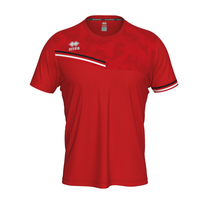 ERREA EVAN JERSEY RED BLACK WHITE