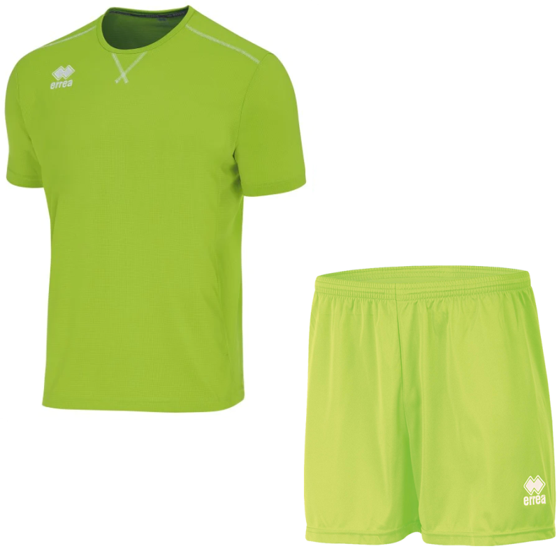 Errea Everton Set with New Skin Short Fluo Green