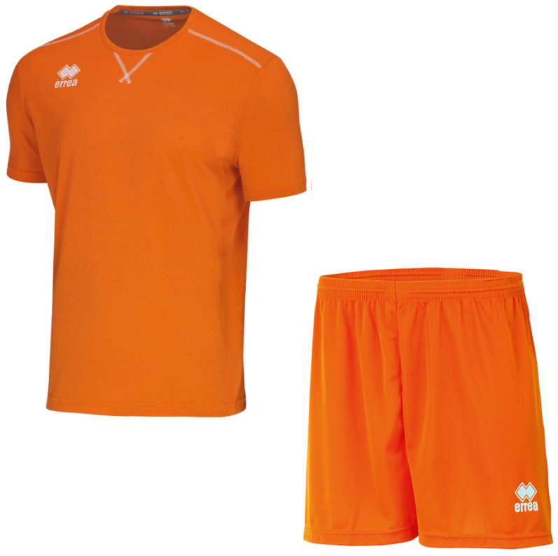 Errea Everton Set with New Skin Short Orange