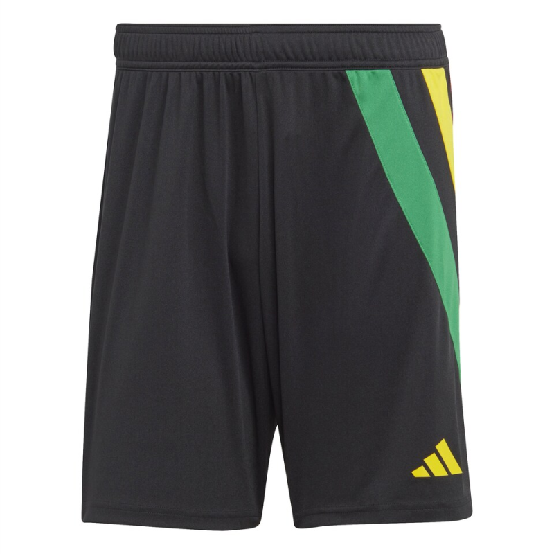 ADIDAS FORTORE 23 SHORT BLACK YELLOW GREEN RED