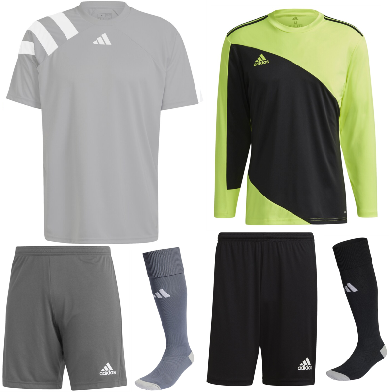 ADIDAS FORTORE 23 KIT BUNDLE GREY WHITE