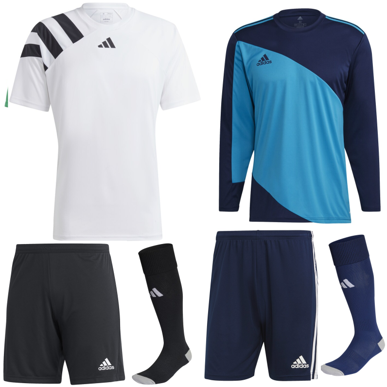 ADIDAS FORTORE 23 KIT BUNDLE WHITE BLACK