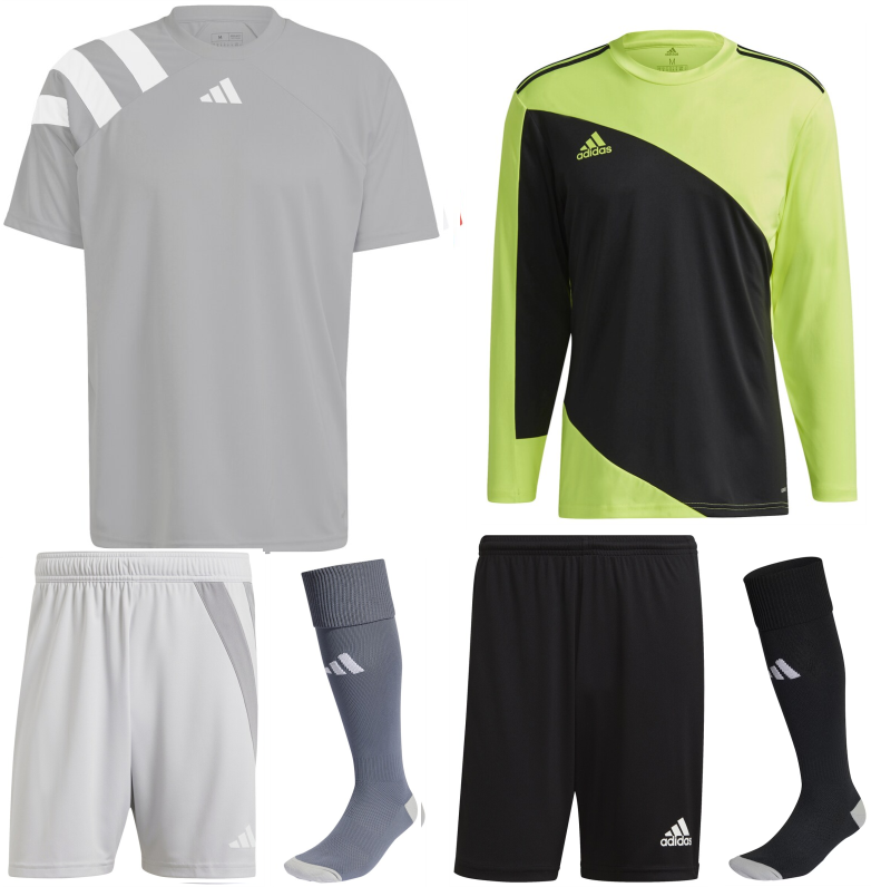 ADIDAS FORTORE 23 PREMIUM KIT BUNDLE GREY WHITE