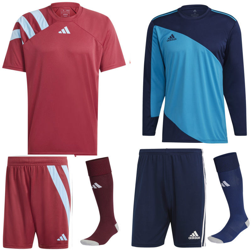 ADIDAS FORTORE 23 PREMIUM KIT BUNDLE MAROON SKY