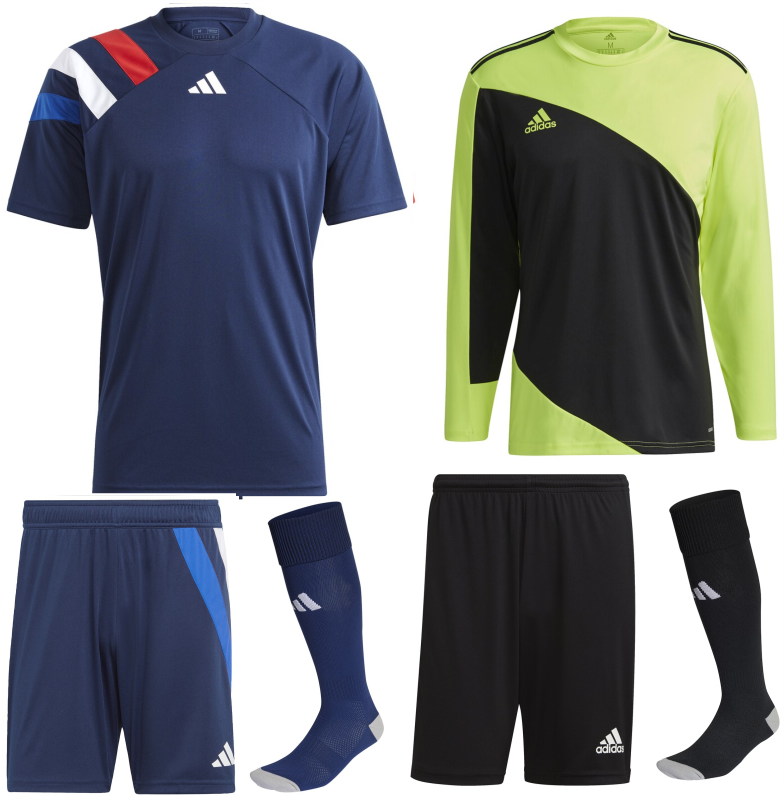 ADIDAS FORTORE 23 PREMIUM KIT BUNDLE NAVY ROYAL WHITE RED