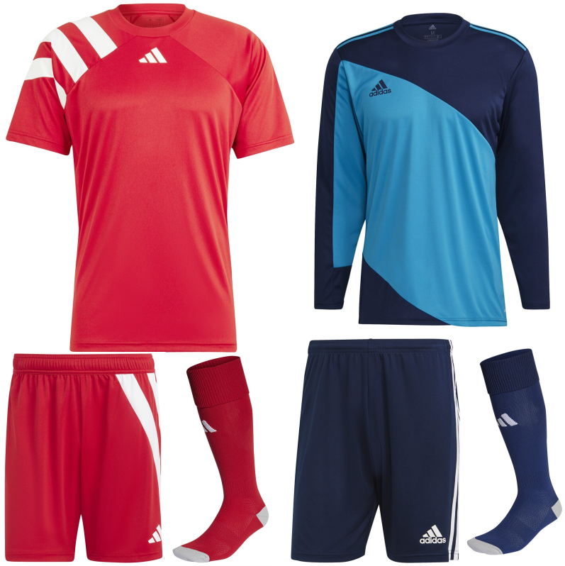 ADIDAS FORTORE 23 PREMIUM KIT BUNDLE RED WHITE