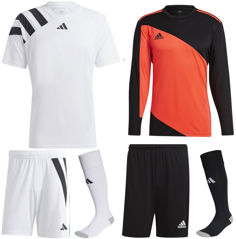 ADIDAS FORTORE 23 PREMIUM KIT BUNDLE WHITE BLACK