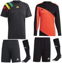 Load image into Gallery viewer, ADIDAS FORTORE 23 KIT BUNDLE BLACK GREEN YELLOW RED
