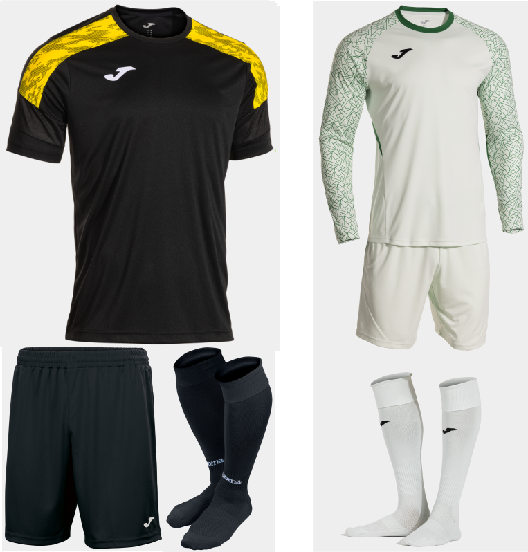 JOMA CHAMPIONSHIP VIII KIT BUNDLE BLACK YELLOW