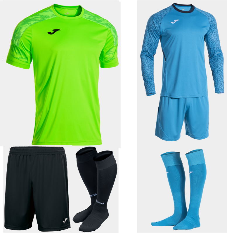 JOMA CHAMPIONSHIP VIII KIT BUNDLE GREEN FLUOR