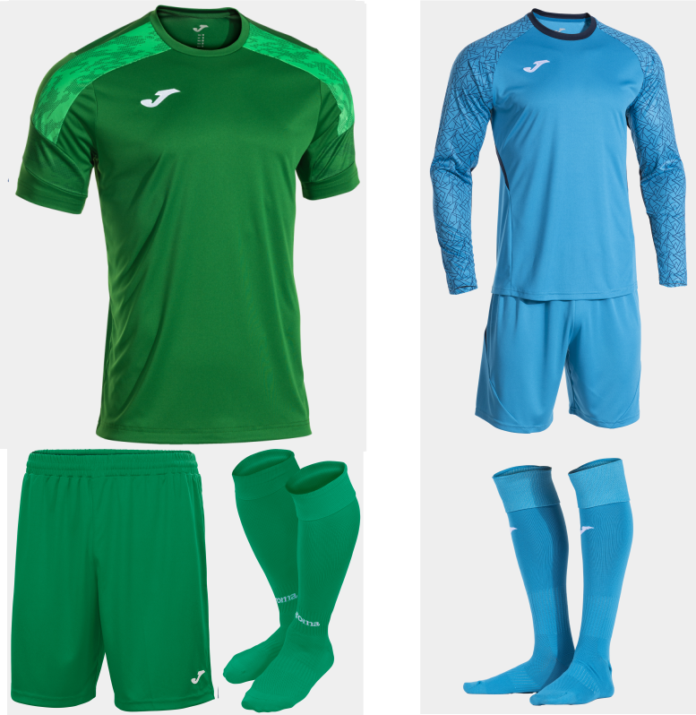 JOMA CHAMPIONSHIP VIII KIT BUNDLE GREEN MEDIUM