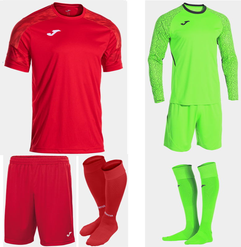 JOMA CHAMPIONSHIP VIII KIT BUNDLE RED