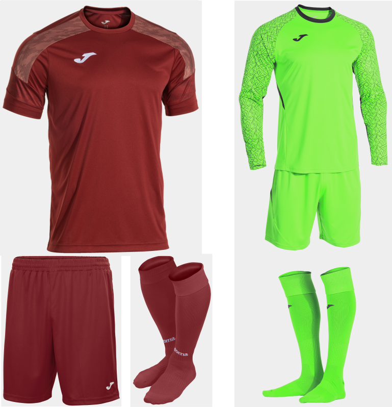 JOMA CHAMPIONSHIP VIII KIT BUNDLE RUBY