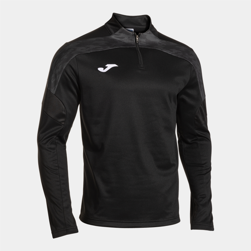 JOMA CHAMPIONSHIP VIII SWEATSHIRT HALF ZIP BLACK ANTHRACITE