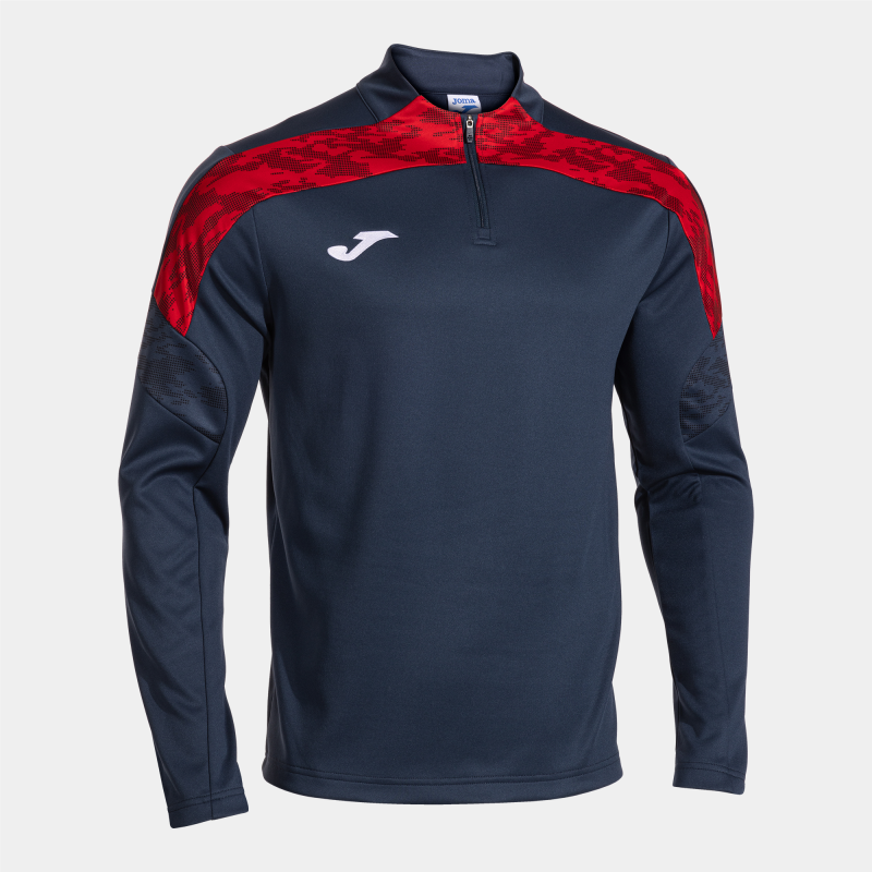 JOMA CHAMPIONSHIP VIII SWEATSHIRT HALF ZIP DARK NAVY RED