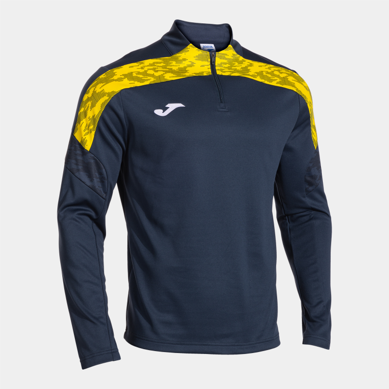 JOMA CHAMPIONSHIP VIII SWEATSHIRT HALF ZIP DARK NAVY YELLOW