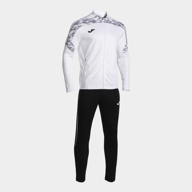 JOMA CHAMPIONSHIP VIII TRACKSUIT WHITE BLACK