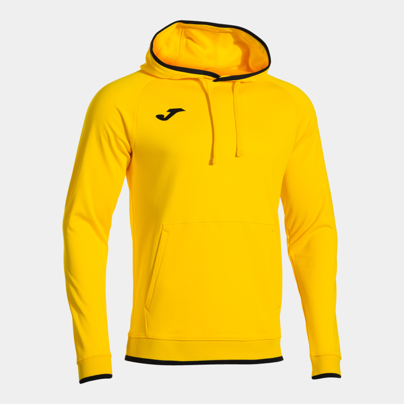 JOMA COMBI PREMIUM HOODED SWEATSHIRT YELLOW BLACK