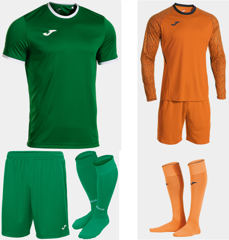 JOMA COMBI PREMIUM KIT BUNDLE GREEN MEDIUM WHITE