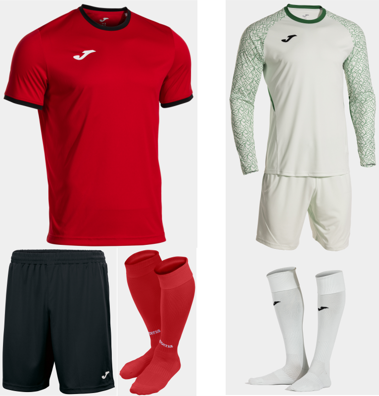 JOMA COMBI PREMIUM KIT BUNDLE RED BLACK