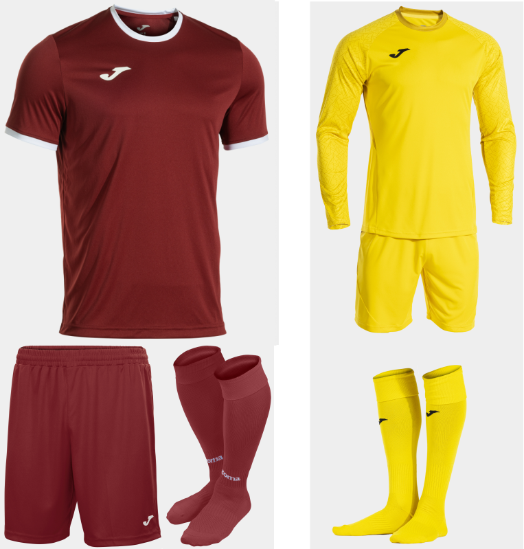 JOMA COMBI PREMIUM KIT BUNDLE RUBY WHITE