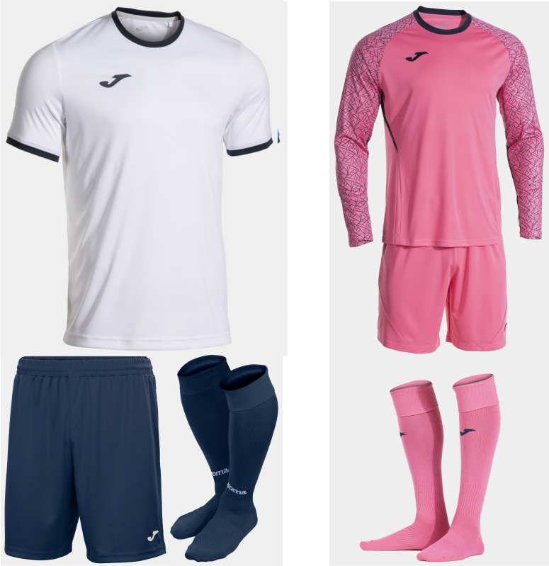 JOMA COMBI PREMIUM KIT BUNDLE WHITE DARK NAVY