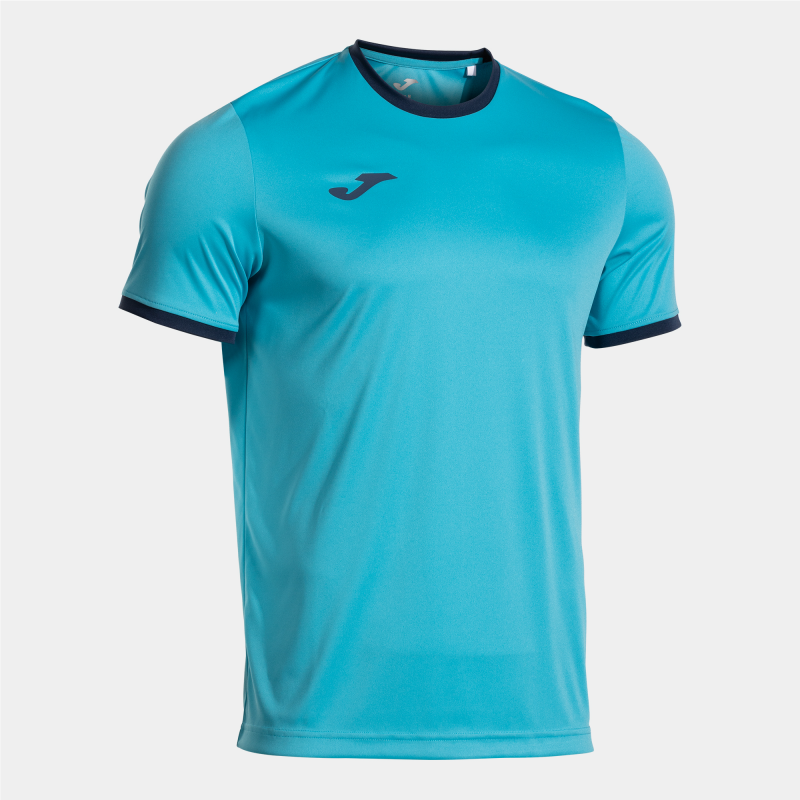 JOMA COMBI PREMIUM T-SHIRT TURQUOISE FLUOR DARK NAVY