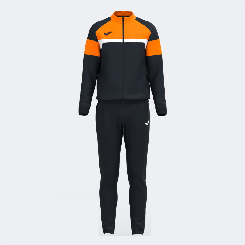 JOMA DANUBIO III TRACKSUIT BLACK ORANGE