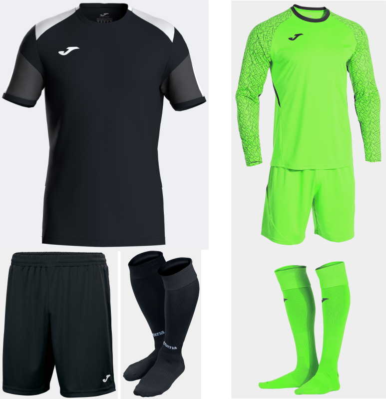 JOMA DANUBIO IV KIT BUNDLE BLACK WHITE ANTHRACITE