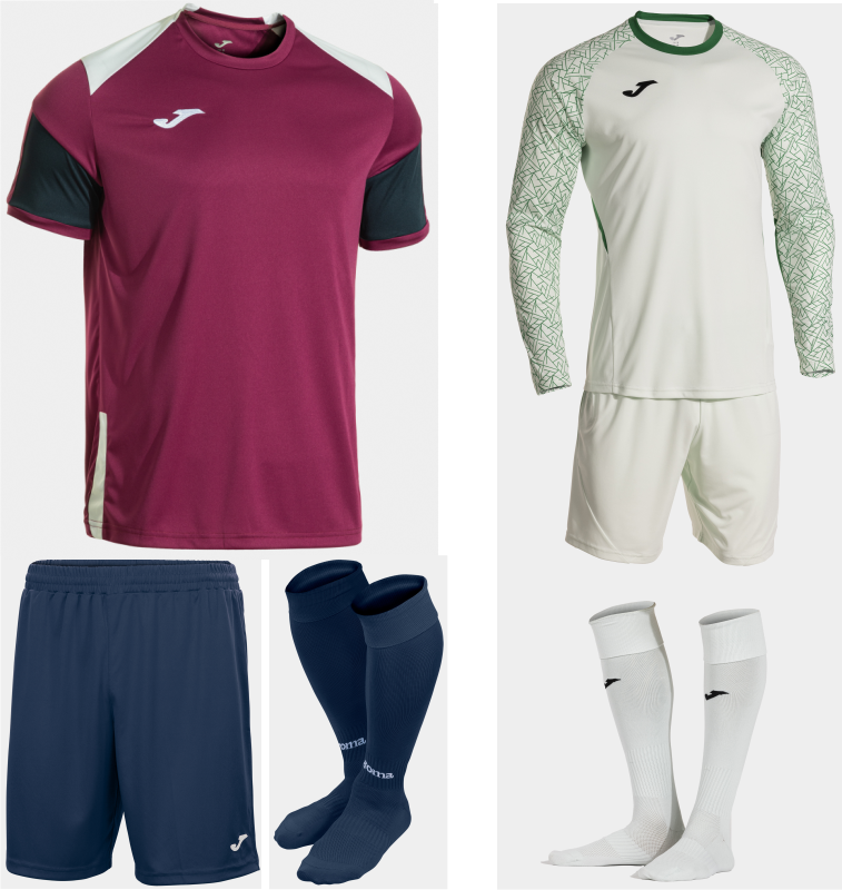 JOMA DANUBIO IV KIT BUNDLE BOYSENBERRY WHITE DARK NAVY