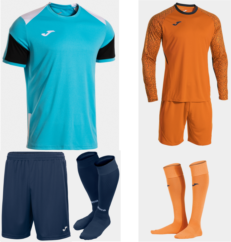 JOMA DANUBIO IV KIT BUNDLE TURQUOISE FLUOR WHITE BLACK