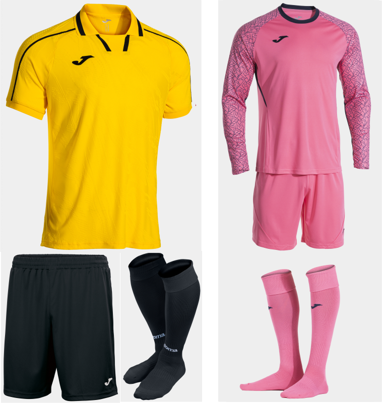 JOMA FIT ONE II KIT BUNDLE YELLOW BLACK