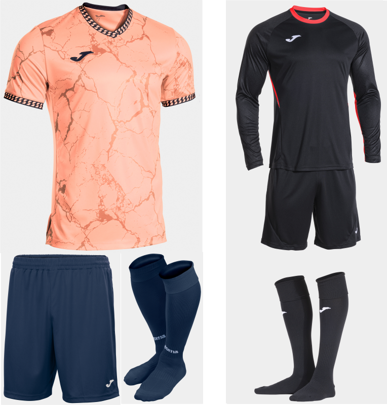 JOMA GOLD VII KIT BUNDLE PEACH PARFAIT DARK NAVY