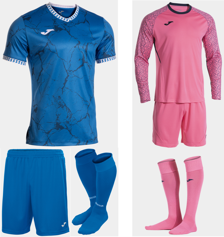 JOMA GOLD VII KIT BUNDLE ROYAL WHITE