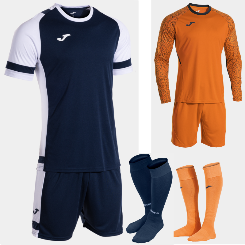 JOMA LIDER KIT BUNDLE DARK NAVY WHITE
